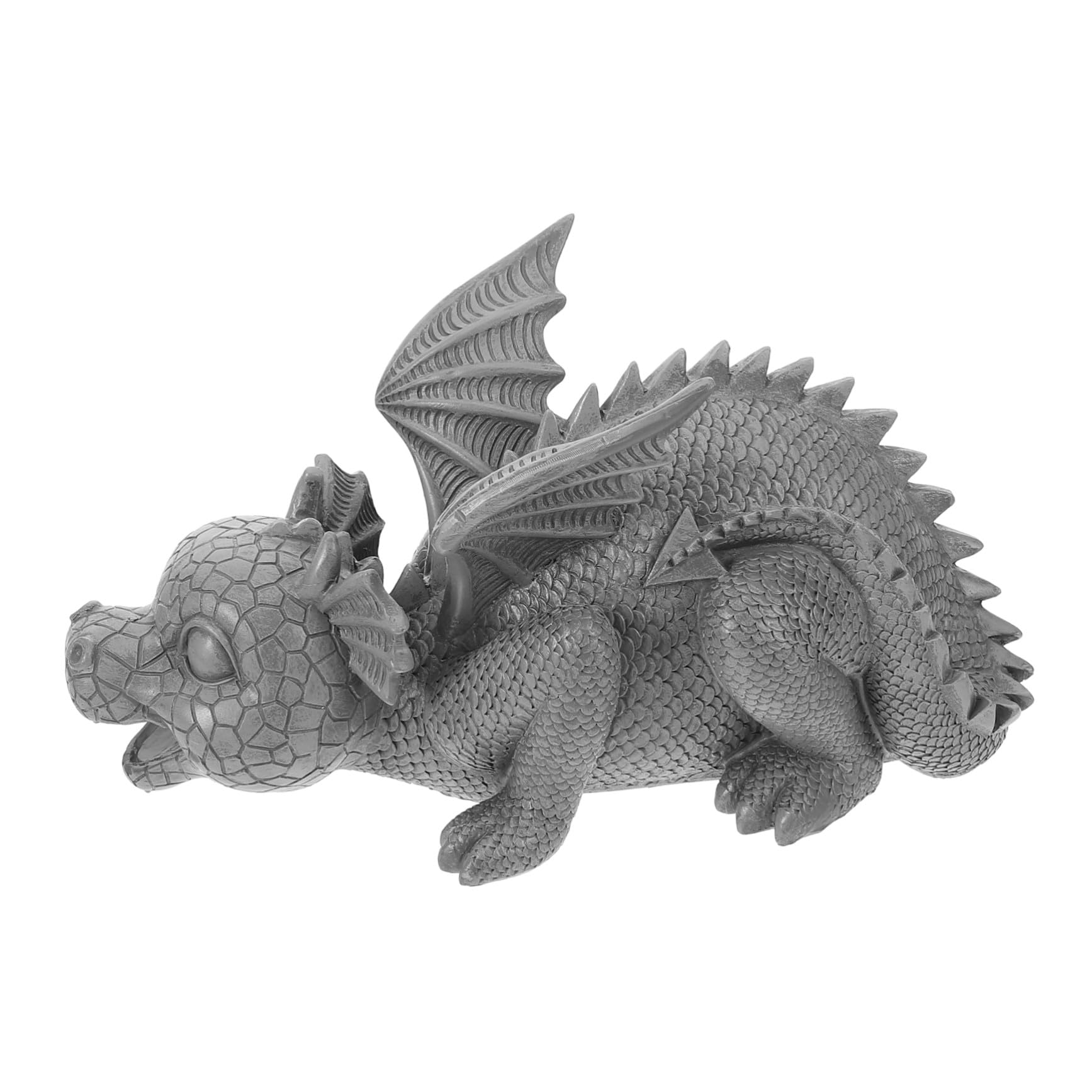 Didiseaon Escultura de Dragón Occidental de Resina Artesanal, Decoración de Mesa Pequeña, Adorno Decorativo Duradero para Hogar y Oficina, Adecuado para Obsequio y Ambiente Interior