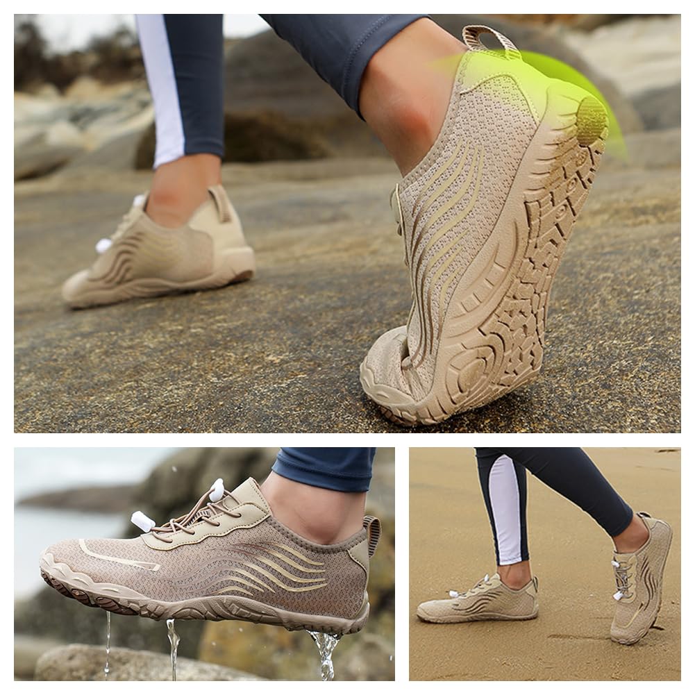 Szybkoschnące trampki wodne unisex oddychająca siateczka cholewka miękka poduszka elastyczne dopasowanie antypoślizgowa podeszwa drenażowa na plażę pływanie fitness podróż