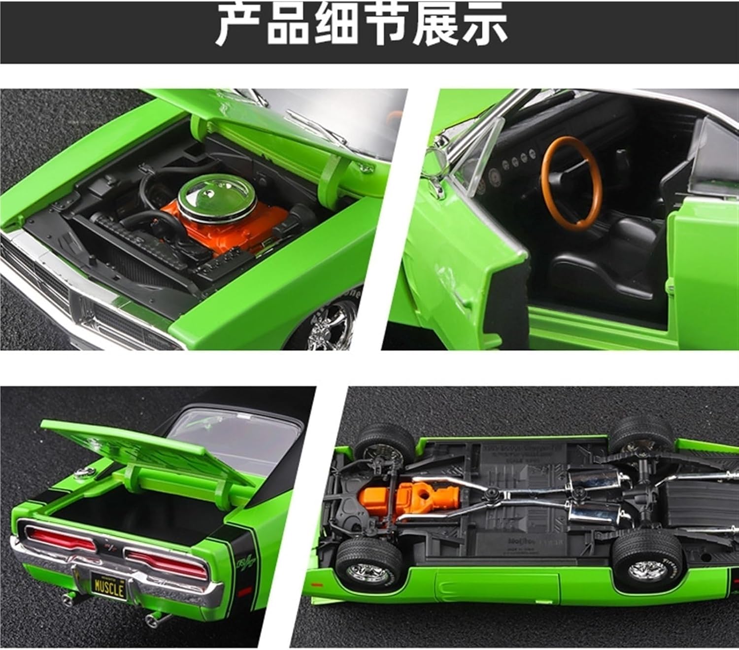 ブラス時代】1 18 ダッジ 1969 R/T クラシックカー シミュレーション