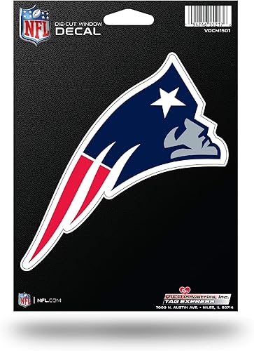 Vista 29 de Rico Industries NFL - Calcomanía troquelada mediana