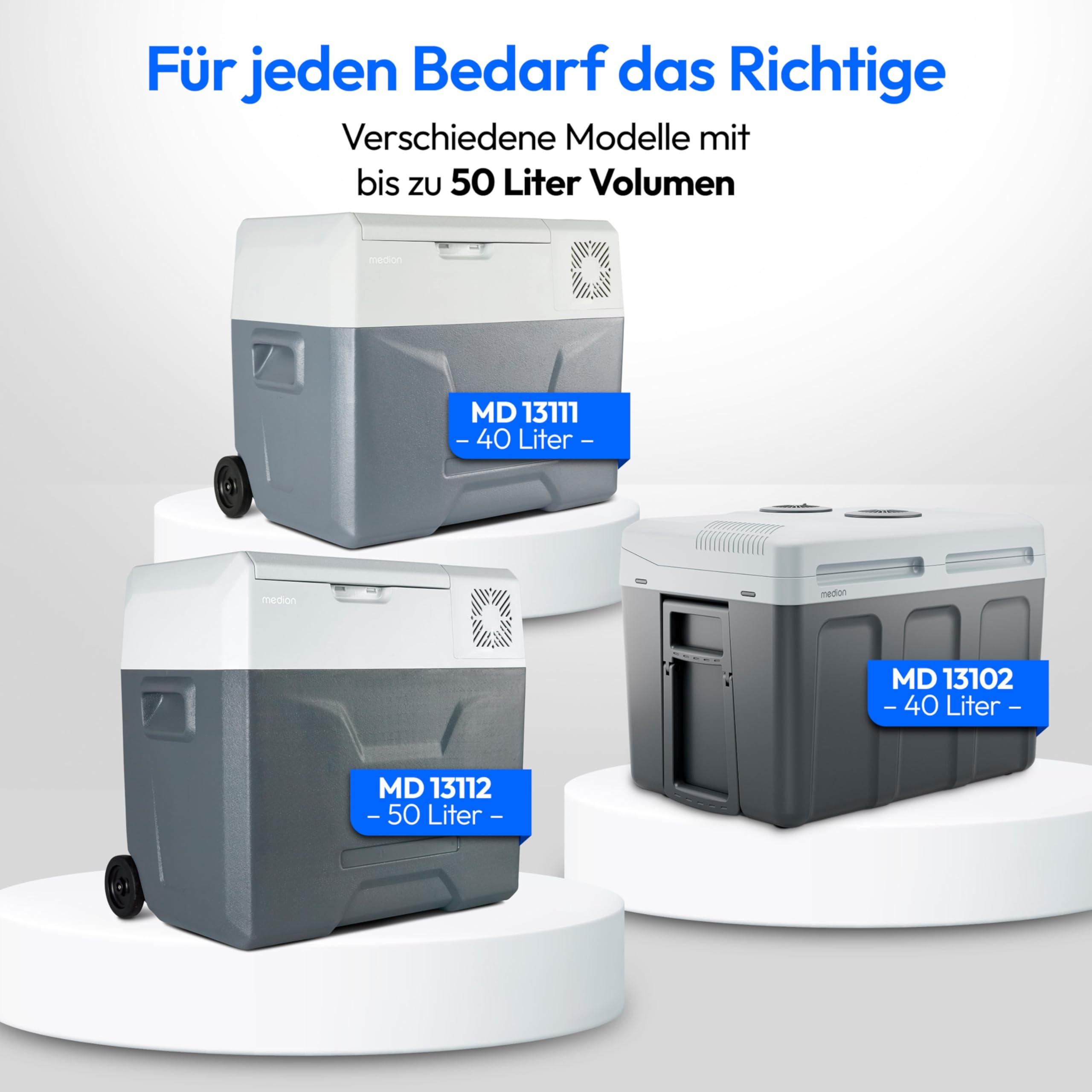 MEDION mobile elektrische Kühlbox 2in1 Kühlen und Wärmen (24 Liter, Thermo-elektrisch, Mini Kühlschrank, 3in1 Anschluss 5V USB, 12V & 230V, für Auto Reisemobil Camping Garten Schwimmbad, MD13011)