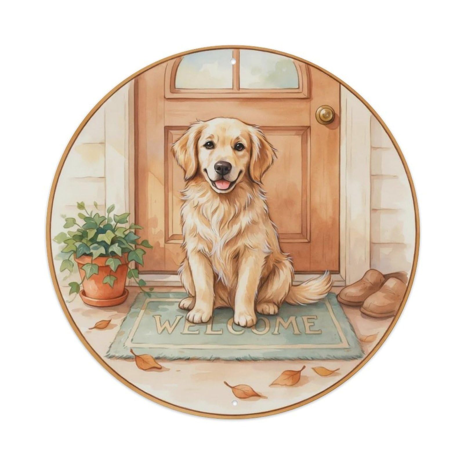 My Dog Is My Home Metal Tin Sign Plaque