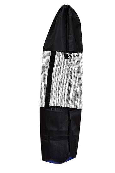 Vivir Nylon Mesh Yoga Mat Bag (Black)