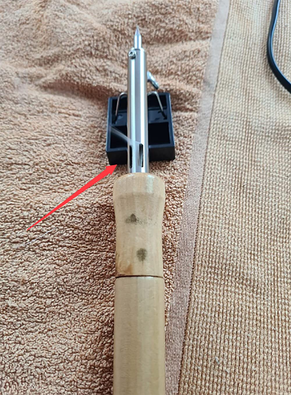 220 V DIY Tkanina Tkanina Zestaw narzędzi do robienia kwiatów, elektryczna lutownica z regulacją temperatury