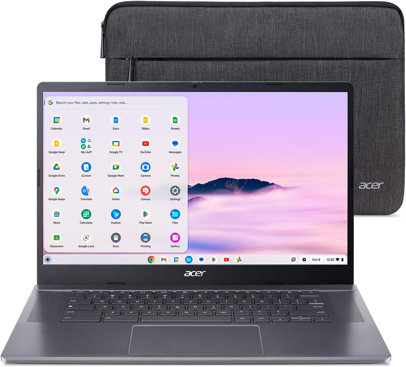 acer Chromebook Plus 515 Laptop with Google AI – 15.6