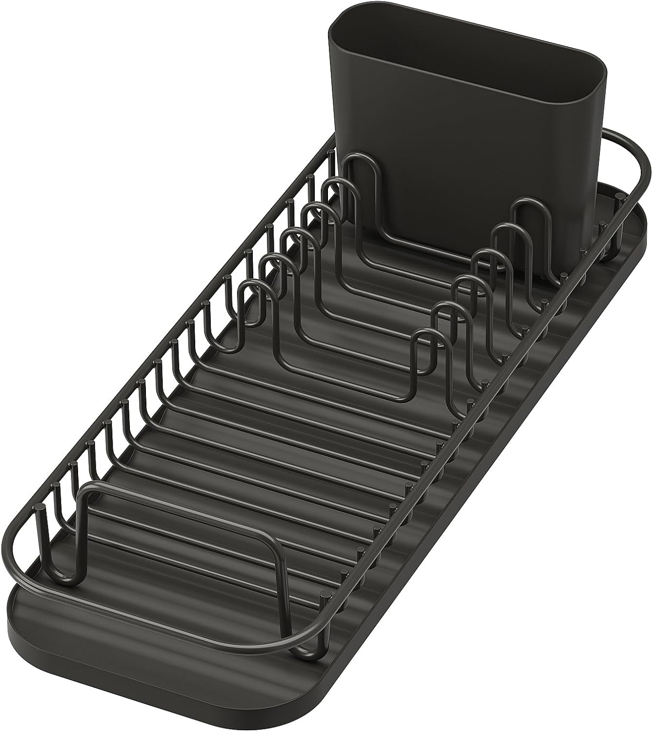LILLHAVET Multifunctional dish rack, anthracite