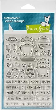Lawn Fawn Clear Stamps - Yeti Or Not LF2027