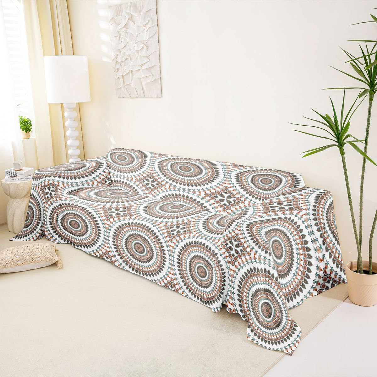 Homewish Housse de Canapé 231 x 340 cm Vintage Hommedala