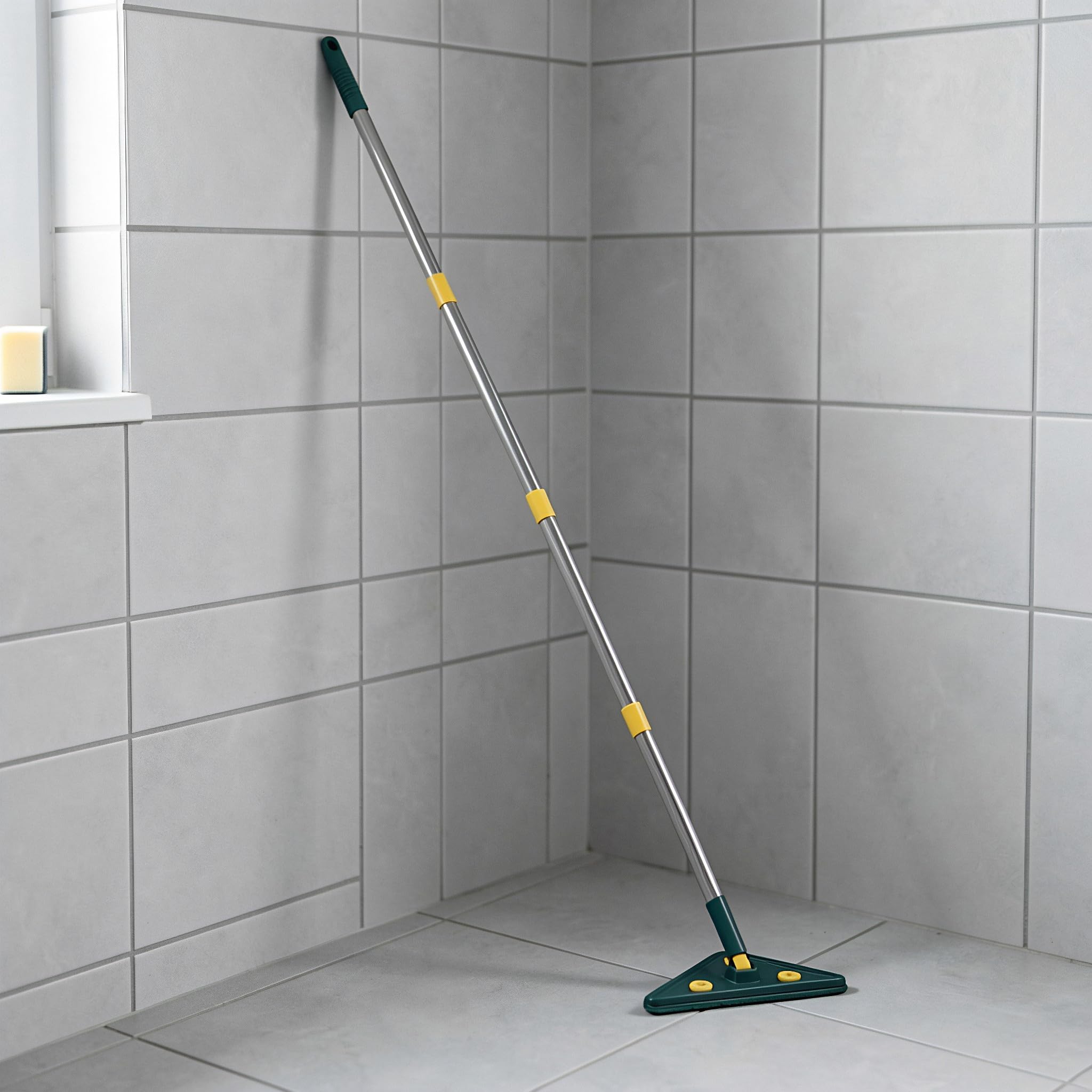 Zerodeko 1 Juego de fregona Triangular con Mango Extensible para la
