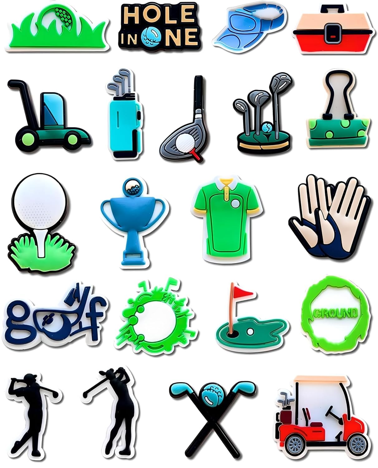 BOWNDY Different Shoe Charms for Clog Decoration Cute Cartoon Charms Accessories for Gift