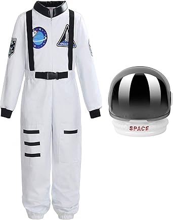 ReliBeauty Boys and Girls Astronaut Costume