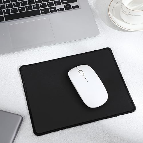 Miniatura 5 de Xuhal Paquete de 100 alfombrillas para mouse con bordes cosidos, 0.079 in, antideslizantes, impermeables, alfombrillas de mouse a granel con base de