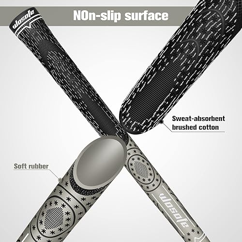 Miniatura 6 de wosofe Paquete de 13 agarres de golf de material compuesto de goma, agarre híbrido para palos de golf, opciones estándar de tamaño mediano de 4