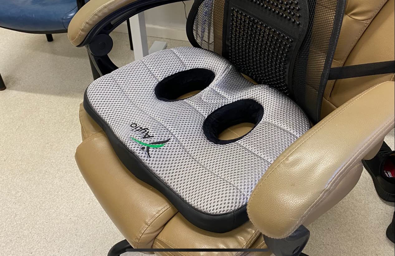 Aylio Socket Seat Cushion for Sit Bone and Back Pain Relief, Butt