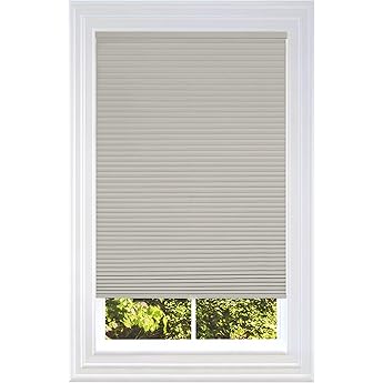 BlindsAvenue Cellular Honeycomb Cordless Shade, 9/16" Single Cell, Blackout, Sticks and Stones, Size: 36" W x 48" H