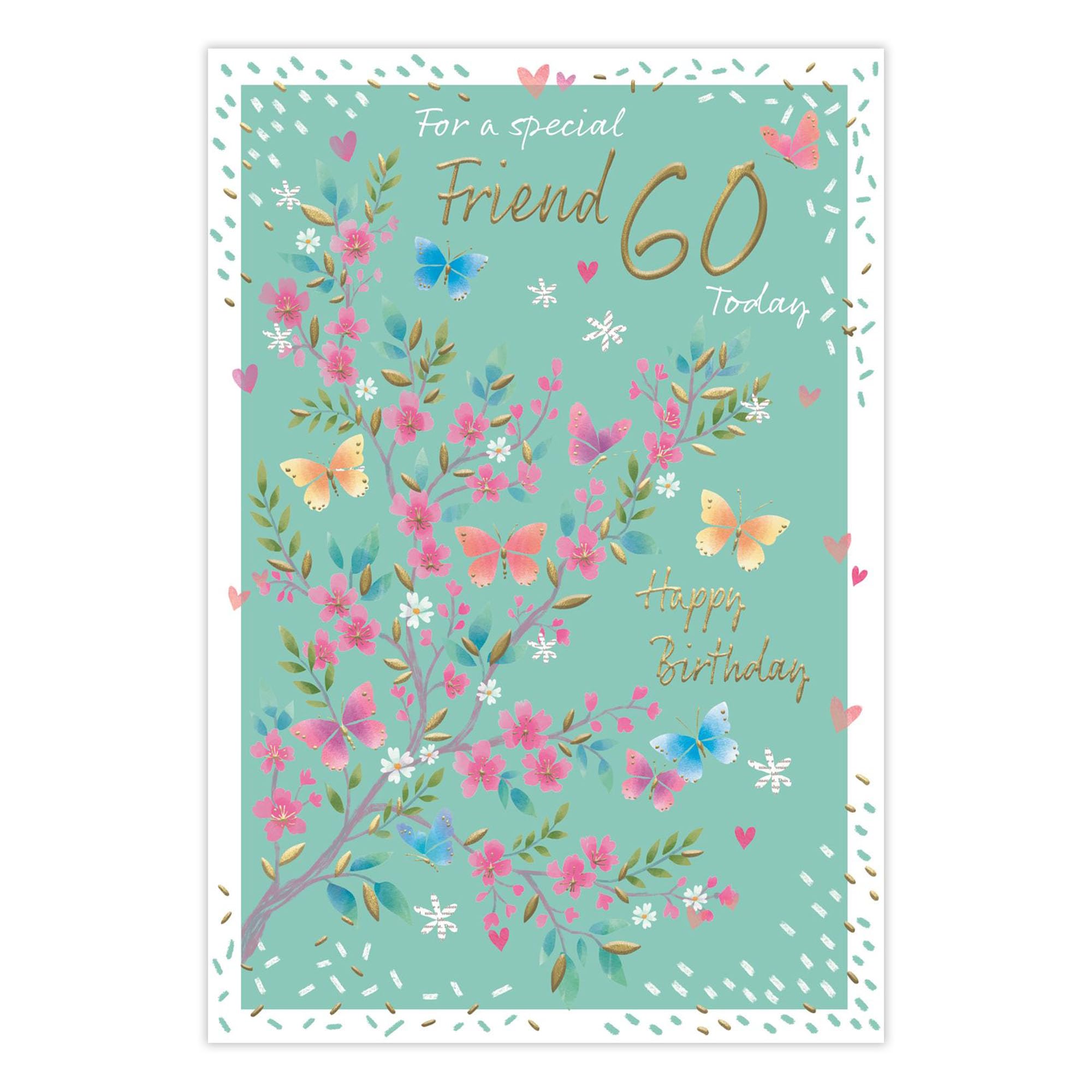 Depesche Biglietto Auguri 60° Compleanno 3D Con Luce E Musica, 15,5x15,5 Cm, Con Busta, Canzone "It's A Beautiful Day"