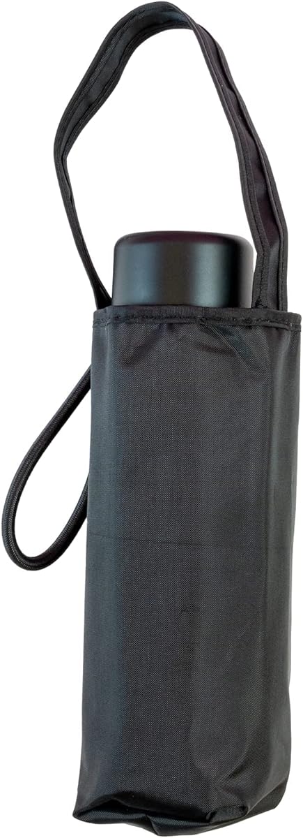 Totes MICRO MINI PURSE MANUAL UMBRELLA-MANY STYLES (Black Square)