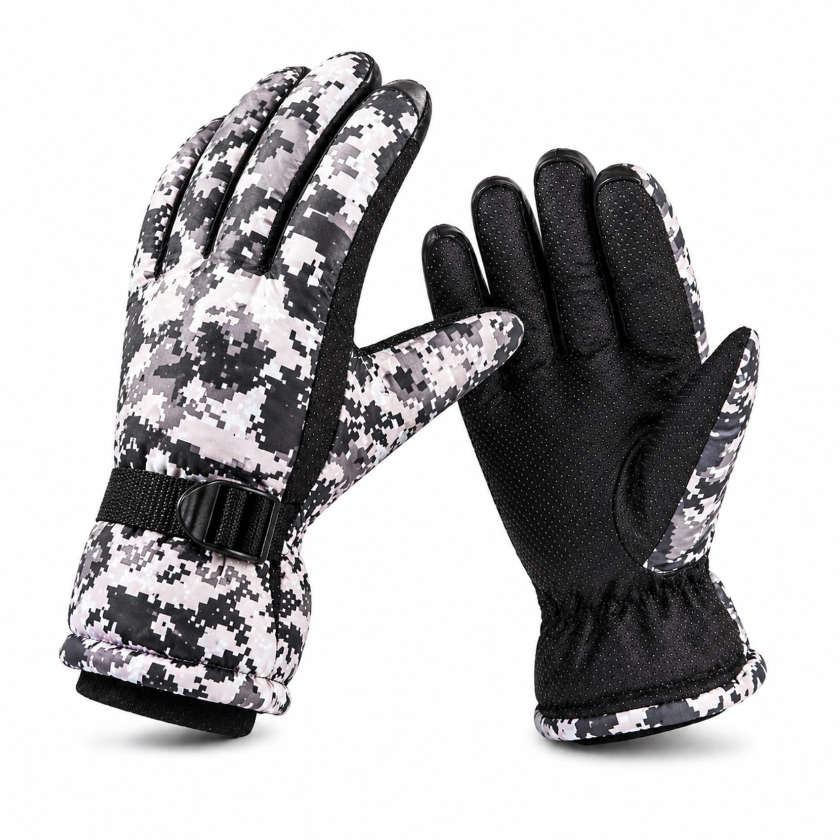 AutokraftZ Winter Woolen Hand Gloves for Men | Women | Thermal Warm for Cold Weather Bike Riding Outdoor wear Travel | Sports Use | Soft Comfortable | Stylish Winter Gloves Unisex