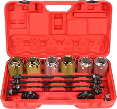Universal Press and Pull Sleeve Kit Bushing Press Kit Bushing Installation and Removal Tool Set