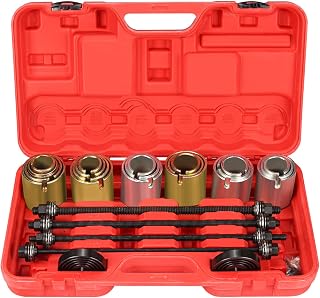 Universal Press and Pull Sleeve Kit Bushing Press Kit Bushing Installation and Removal Tool Set