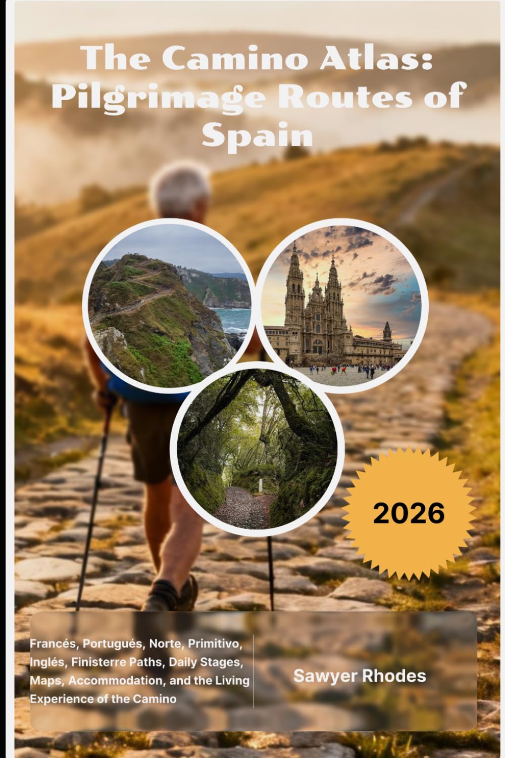 The Camino Atlas: Pilgrimage Routes of Spain 2026: Francés, Portugués, Norte, Primitivo, Inglés, Finisterre Paths, Daily Stages, Maps, Accommodation, and the Living Experience of the Camino