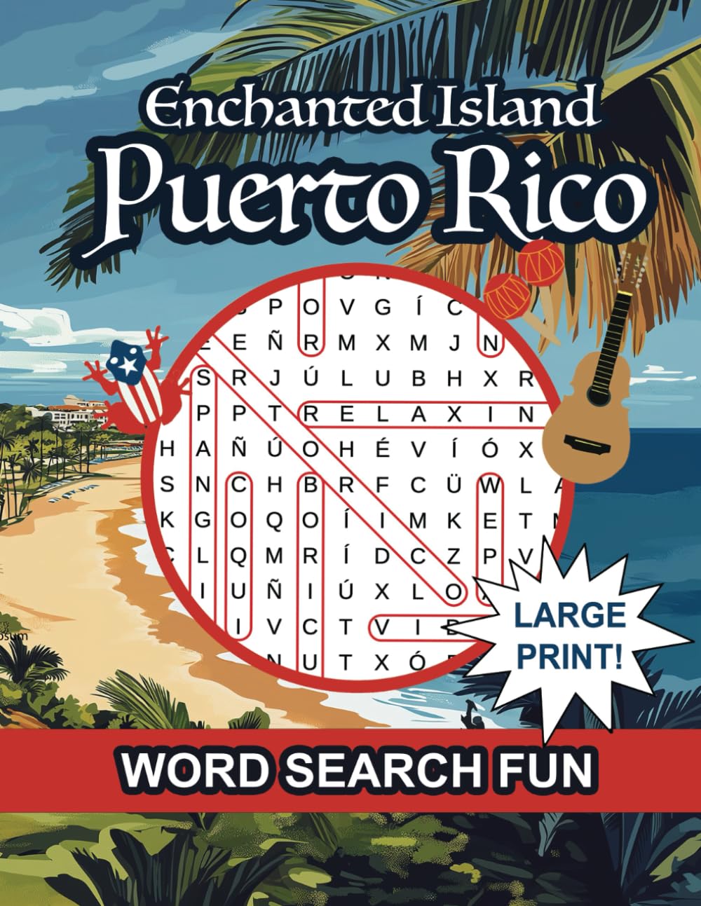 Enchanted Island Puerto Rico Word Search Fun