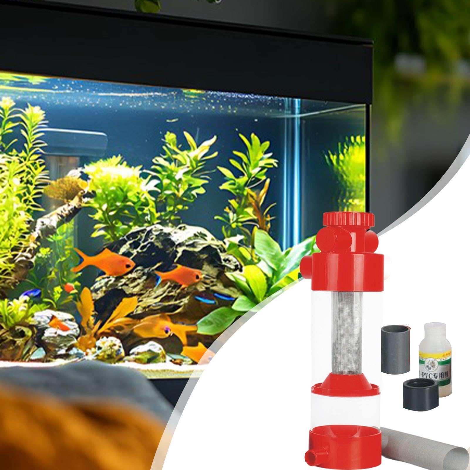 Recolector de Desechos de Peces | Recolector de Excrementos para Pecera | Separador Externo para Acuario Limpieza y Filtración