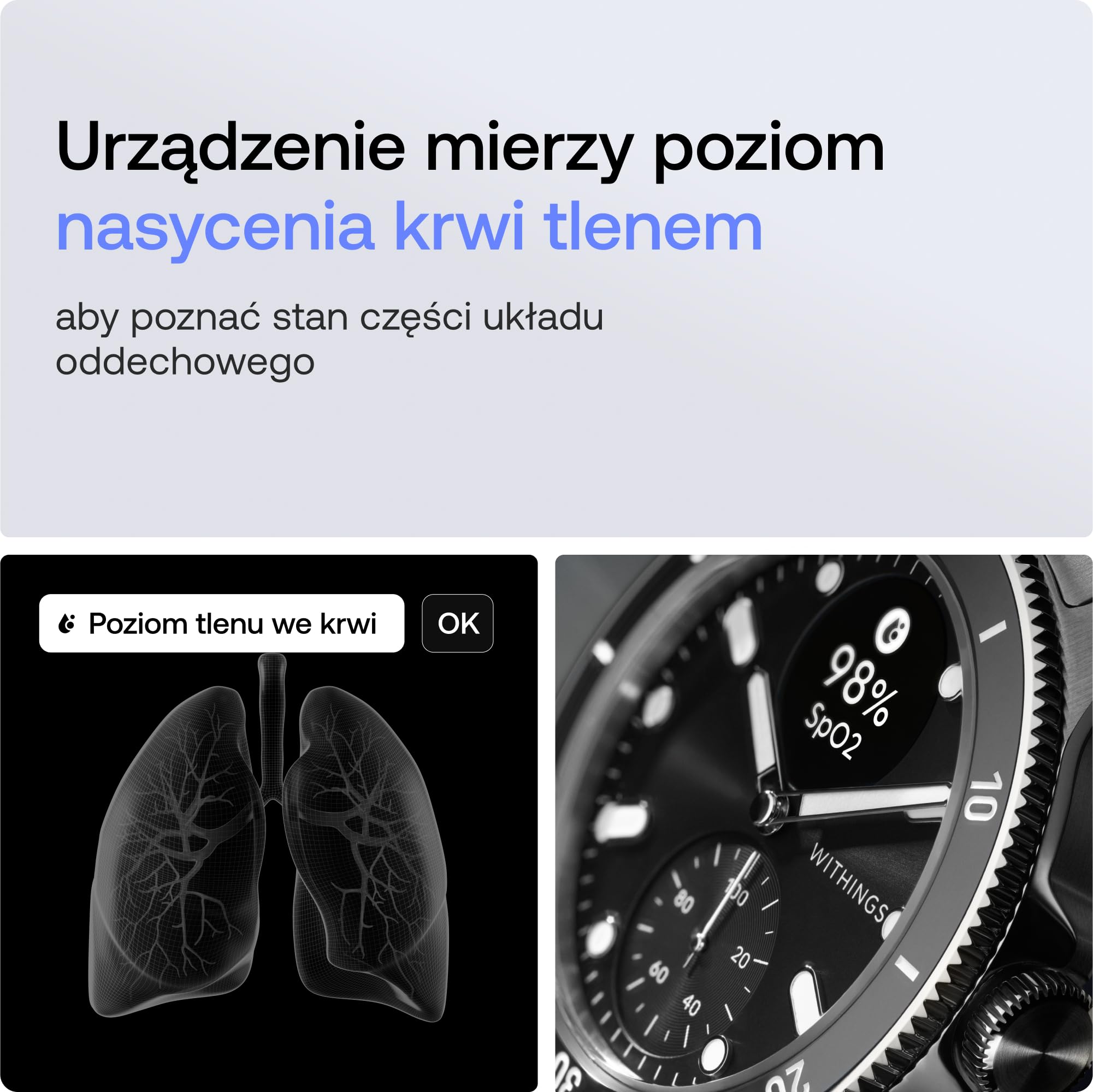 Withings ScanWatch Nova, hybrydowy smartwatch, zdrowie serca, do M&F EKG, SPO2, monitorowanie temperatury, ?ledzenie snu, zdrowie dróg oddechowych, ?ledzenie cyklu, czas pracy baterii 30 dni, iOS i | EKG z rozpoznawaniem AFib, wynik snu, 40+ aktywności, S