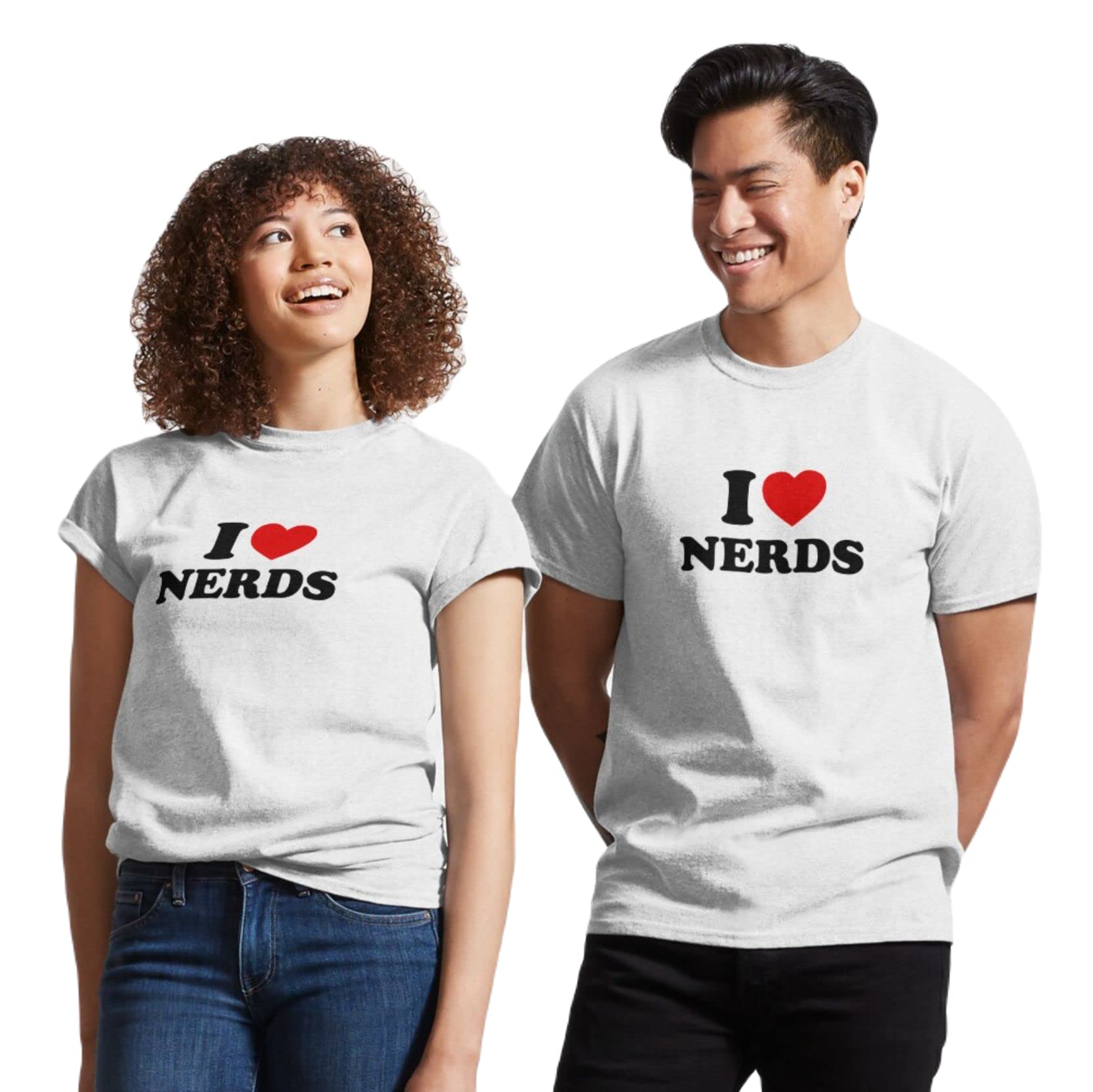 GenericI Love Nerds Tee T Shirt I Heart Nerds T-Shirt Custom TShirt Tee T Shirt