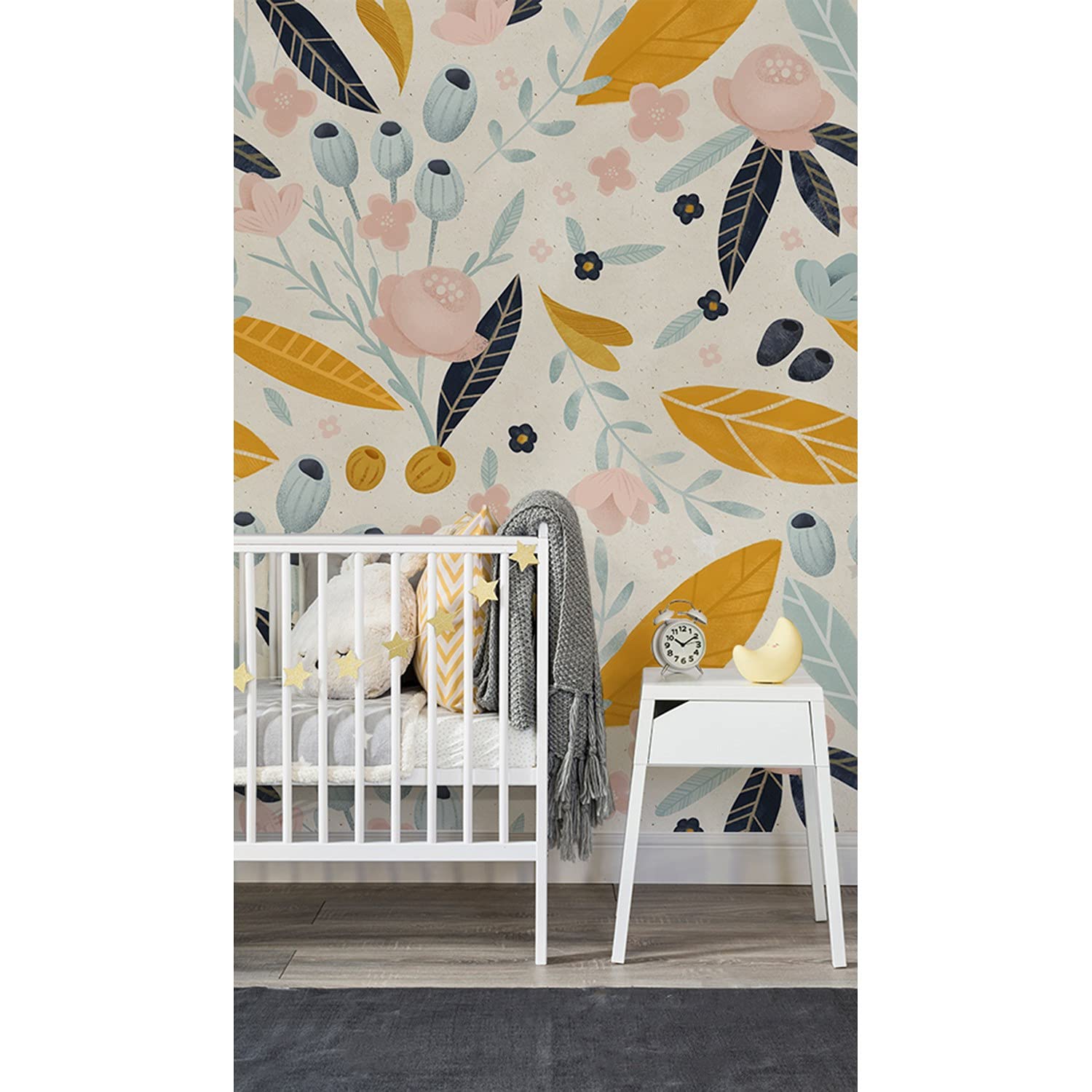Papier peint autocollant pour masquer imperfections meuble salon 104x70