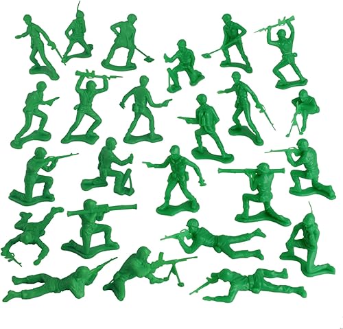 Vista 50 de TimMee - Figuras de soldado de juguete de plástico para hombre, 48 piezas, hechas en Estados Unidos Amarillo
