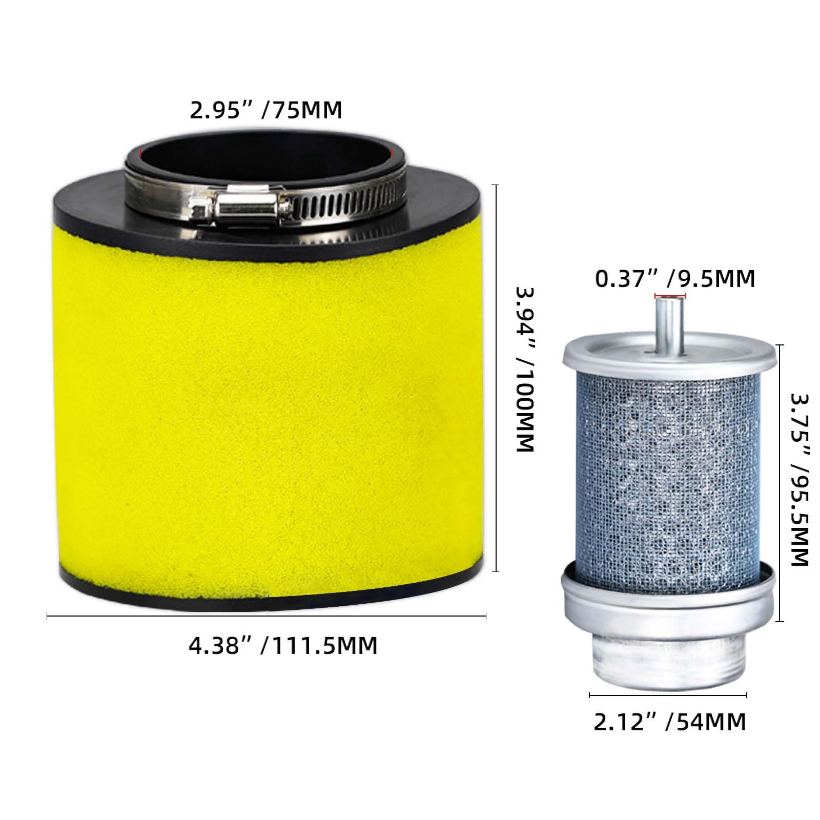 Amazon.com: AIR Filter & Air Cleaner Body For Honda FourTrax 300