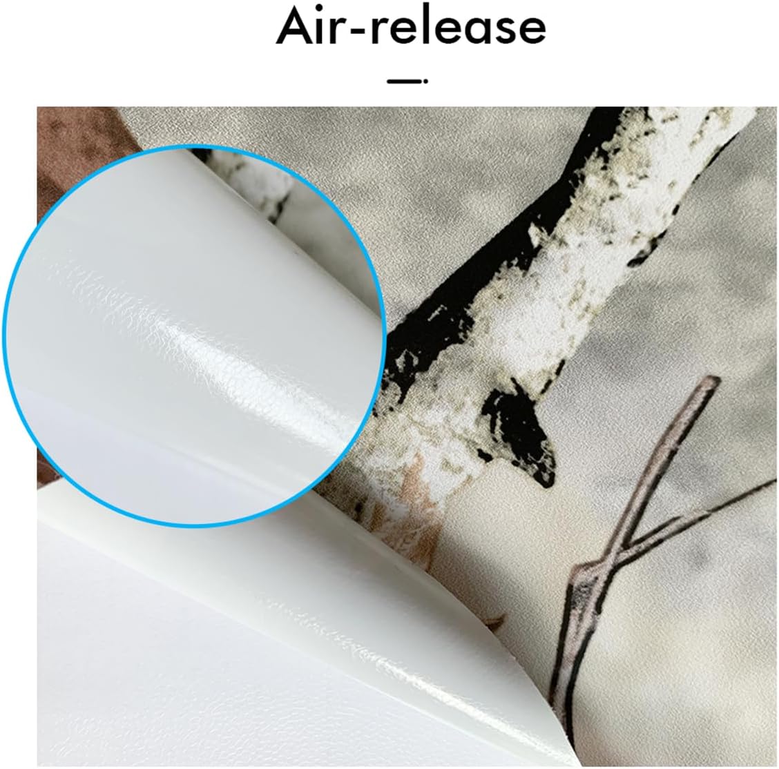 Camouflage Vinyl Wrap Roll 19.68 Inch x 118.11 Inch Woodland Self-Adhesive Waterproof PVC Car Sticker for Interior and Exterior Decal