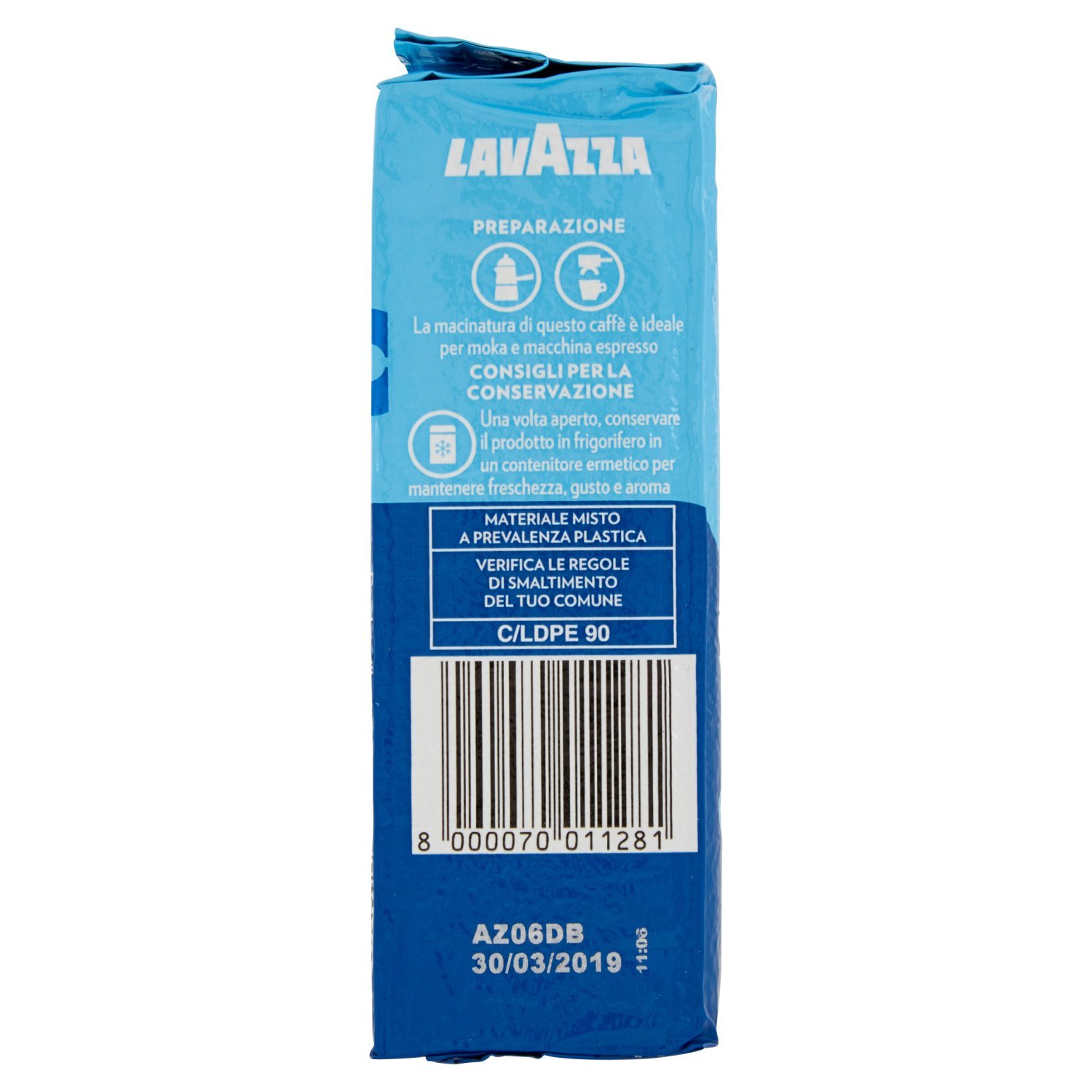 10x LAVAZZA DEK Entkoffeiniert Kaffee 250g gemahlen Italienisch espresso coffee