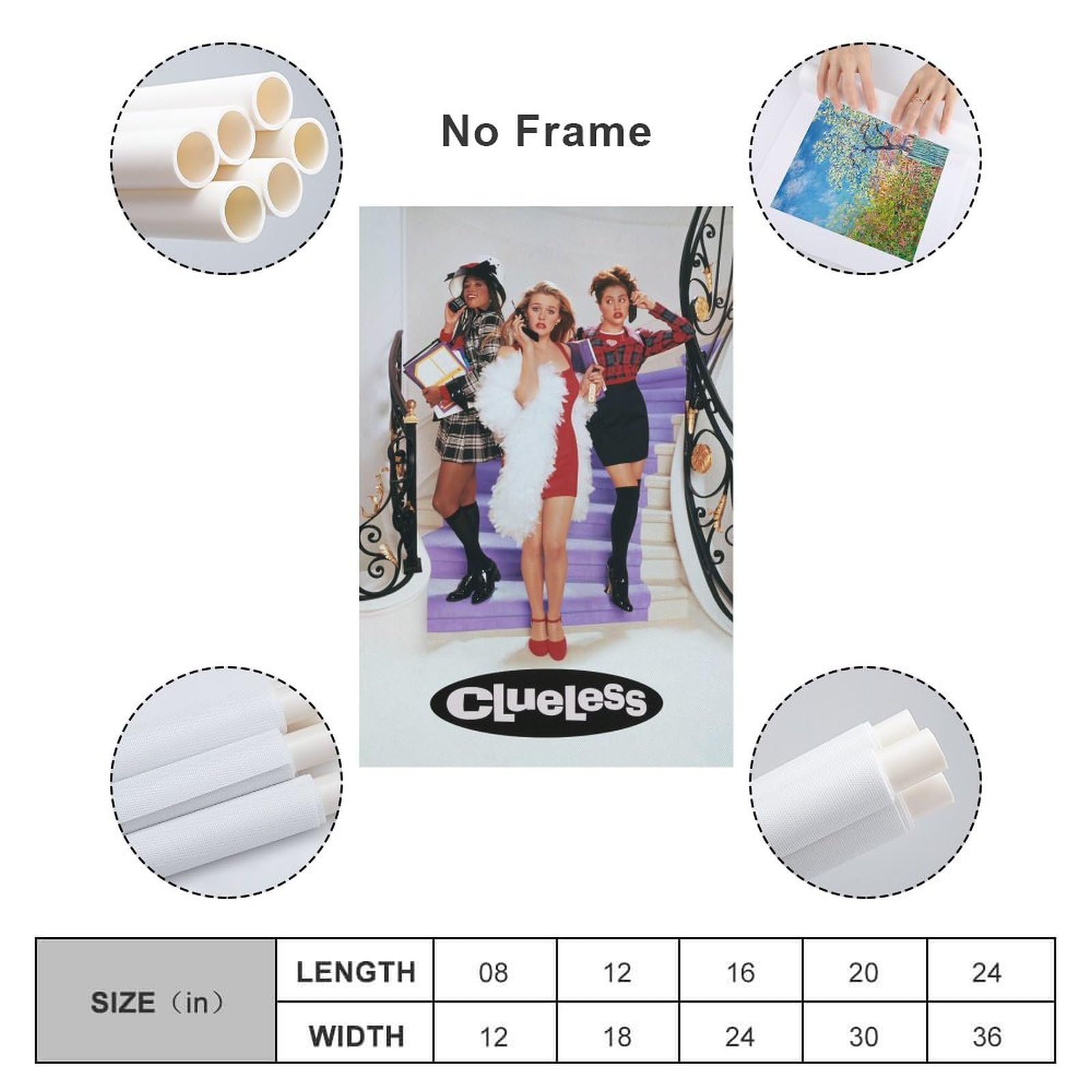 Amazon.com: ZZYC Clueless Vintage Movie Poster Original