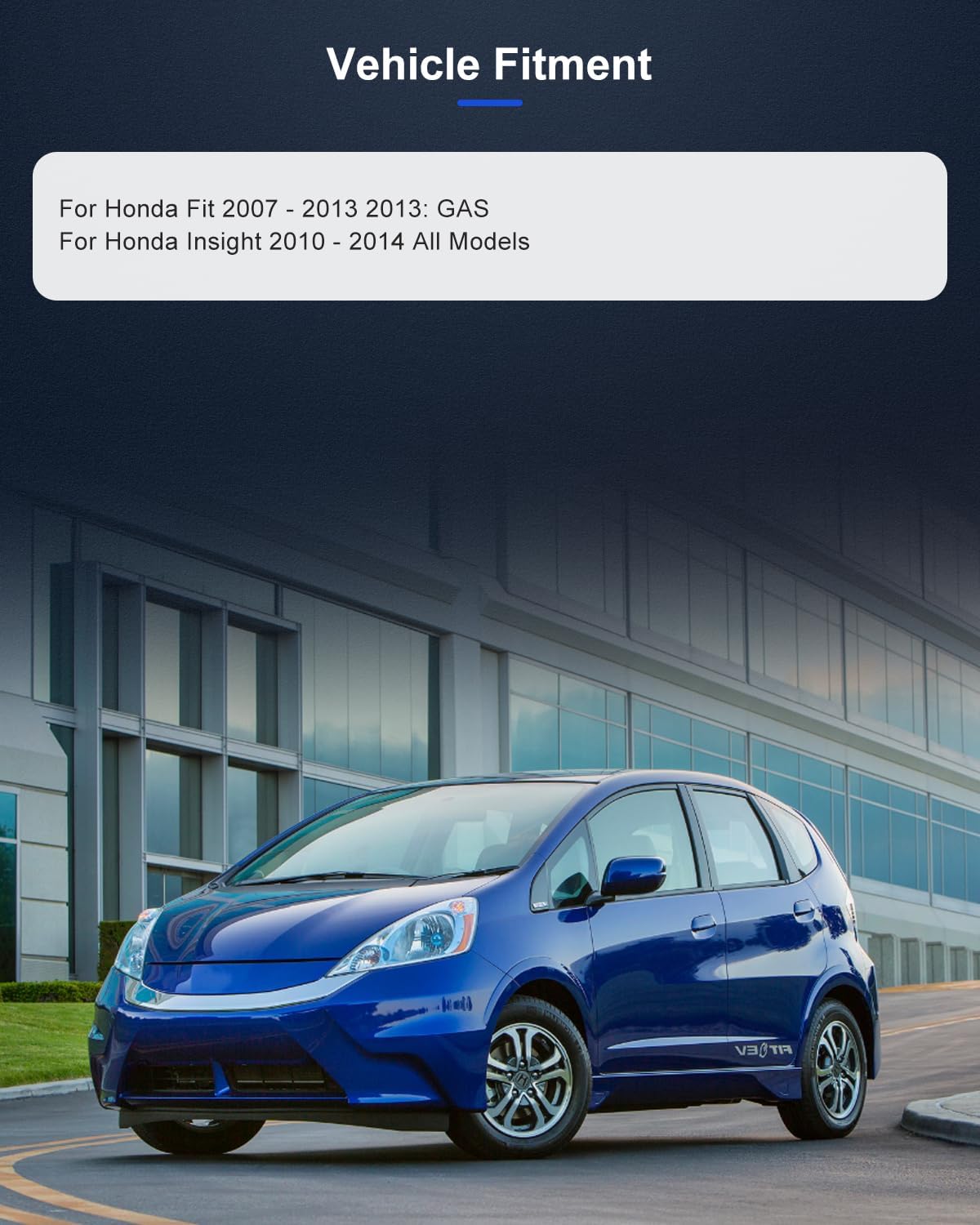 ECCPP 2pcs Rear Wheel Hub Bearing Assembly 512323 for Honda Fit 2007-2013 2013: Gas,for Honda Insight 2010-2014 All Models W/ABS