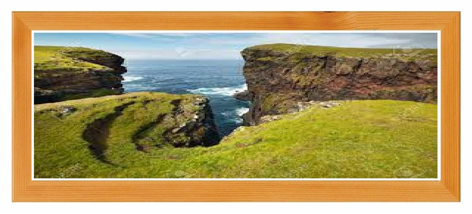 Photo Frame Beech Modern Picture Acrylic Glass Wood Poster Frame 50Cm X 40Cm Wall Mounted Frames