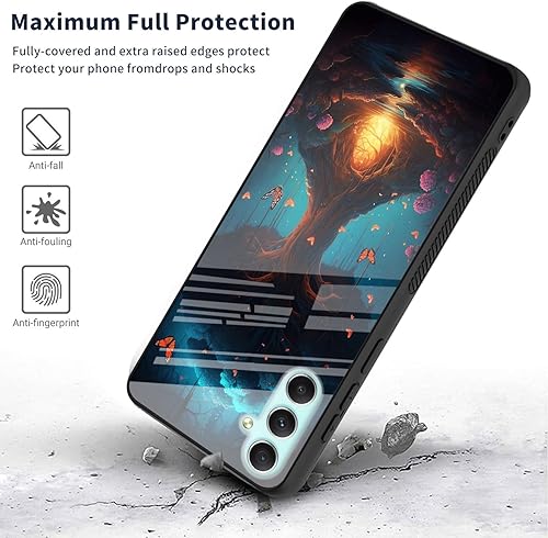 Miniatura 588 de Funda para Samsung Galaxy A13 5G, cuerpo completo resistente de vidrio templado alto+TPU suave parachoques funda protectora para Galaxy A13 5G