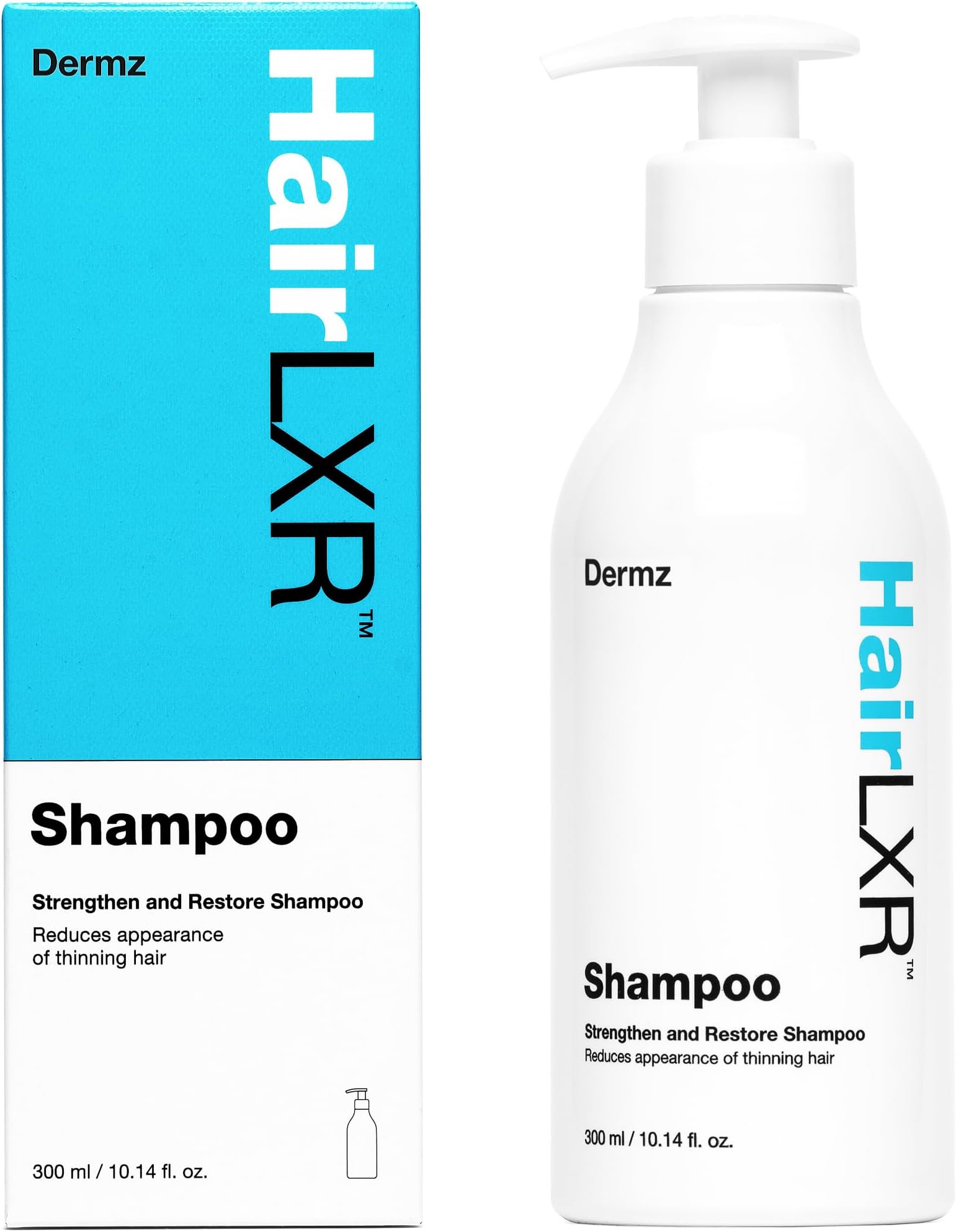 HairLXR Anti-Hair Loss Shampoo: Strengthens Brittle Hair Prone to Fall-Out or Telogen Effluvium - Repairs Weakened Hair Bonds & Cleanses Oily Hair - Protects Hair from Environmental Damage