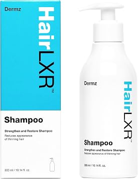 HairLXR Anti-Hair Loss Shampoo Strengthens Brittle Hair Prone to Fall-Out or Telogen Effluvium - Repairs Weakened Hair Bonds & Cleanses Oily Hair - Protects Hair from Environmental Damage