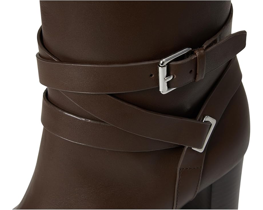 Lauren Ralph Lauren Collins Calfskin Tall Boots Heel - Right View