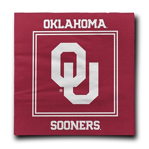 Oklahoma Sooners I Luncheon Napkins – Officially Licensed 2-Ply Party