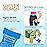 Moodooy Disposable Emergency Urinal Bag, 24 Pack Portable Camping Pee Bags, Travel Pee Bags, Traffic Jam Portable Urine Bag, Vomit Bags, for Men Women Kids Children Patient (8 Pack (Blue))