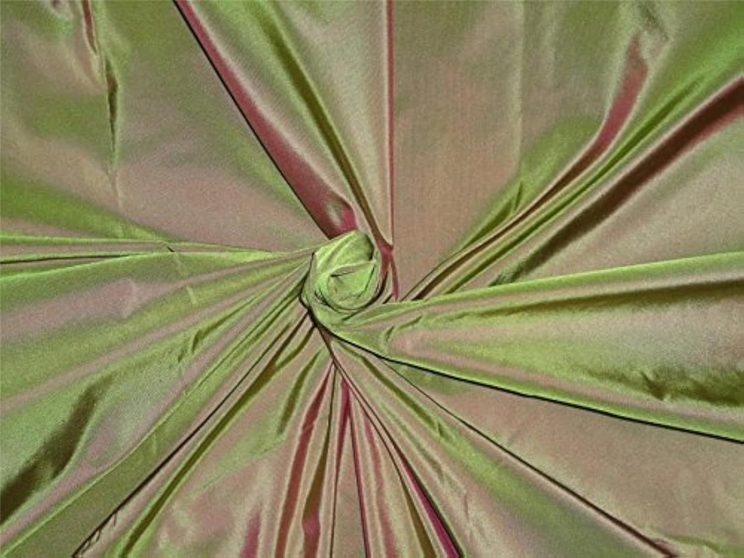 Soie taffetas vert rose 137 cm pour robe de mariée et rideaux luxe Taf90