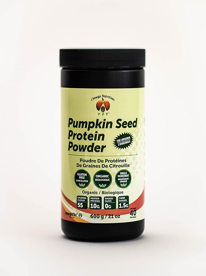 Omega Nutrition Organic Pumpkin Seed Protein Powder, 600g Amazon.ca