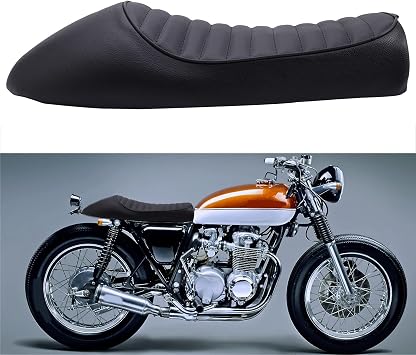 Motorcycle Seat Honda Suzuki Yamaha Style Vintage Saddle Cafe Racer Cushion Seat for Honda CB CB350 CB450 CB750 Yamaha SR XJ Suzuki GS