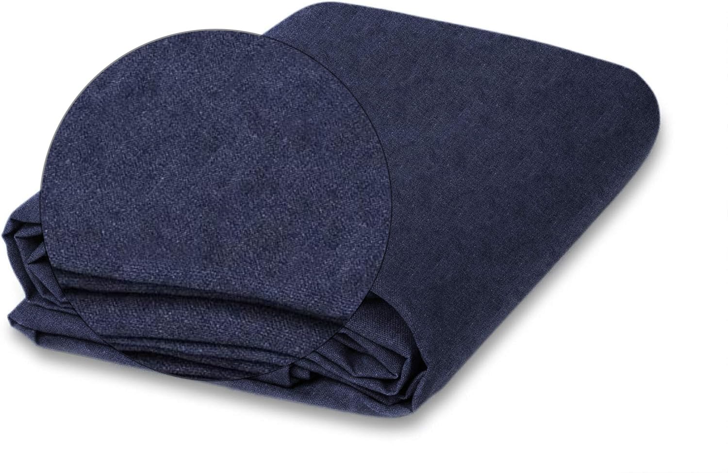 ALEKI Fabric, Heavy Purpose 12 Ounce Denim Cotton Fabric, 5 Yards,Cotton Canvas Bolt for Apparel Bags Furniture Washable Reusable Duck Cloth Fabric,