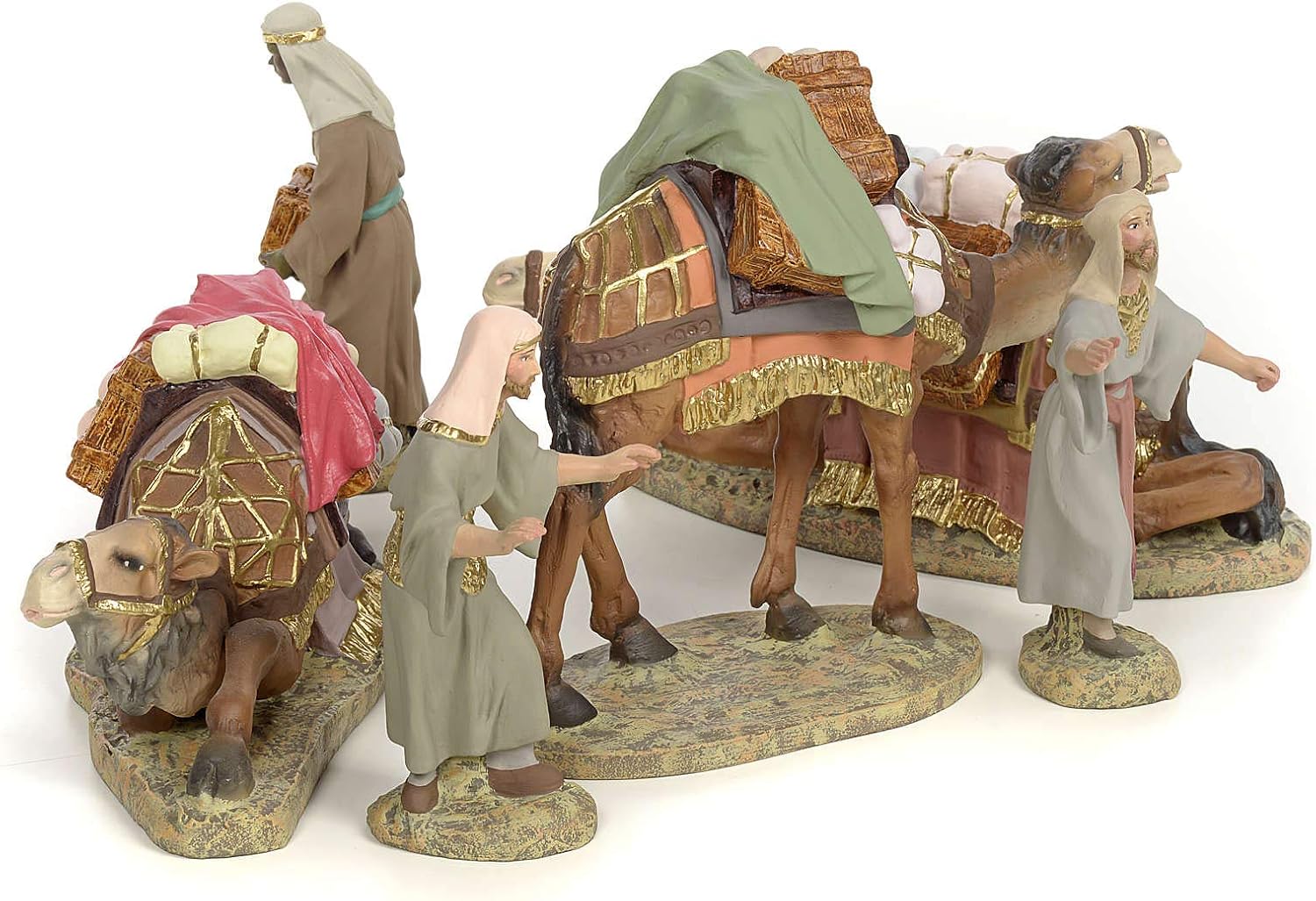 Holyart Nativity Figurines, Three Wise Kings on Camel, 12cm (fine Decora