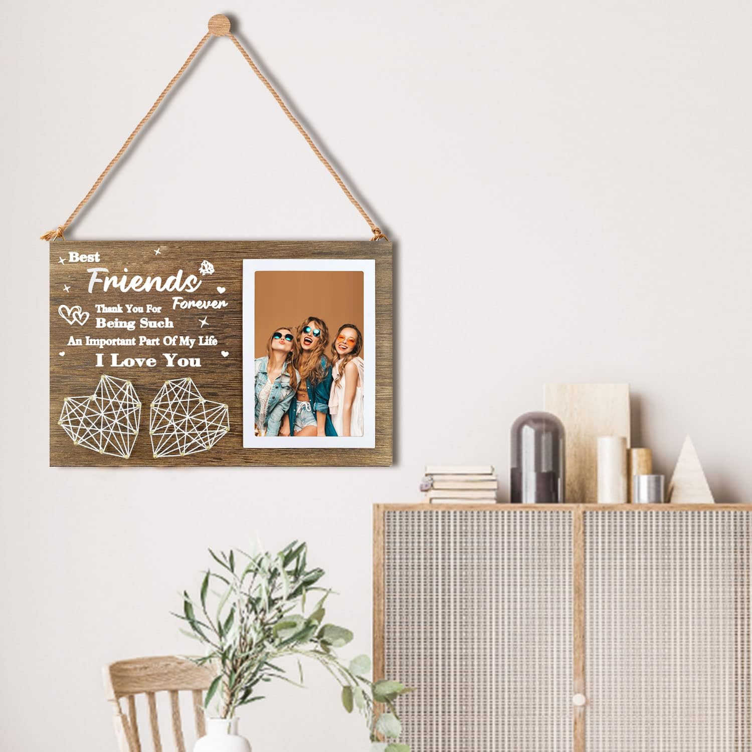 1 Pezzo Regalo Di Compleanno Su Tela Personalizzato, Poster Dell'amicizia, Idee Regalo, Regalo Per Un Amico, Regalo Personalizzato, Tela Artistica Da Parete Personalizzata, Senza Cornice | SHEIN ALIA