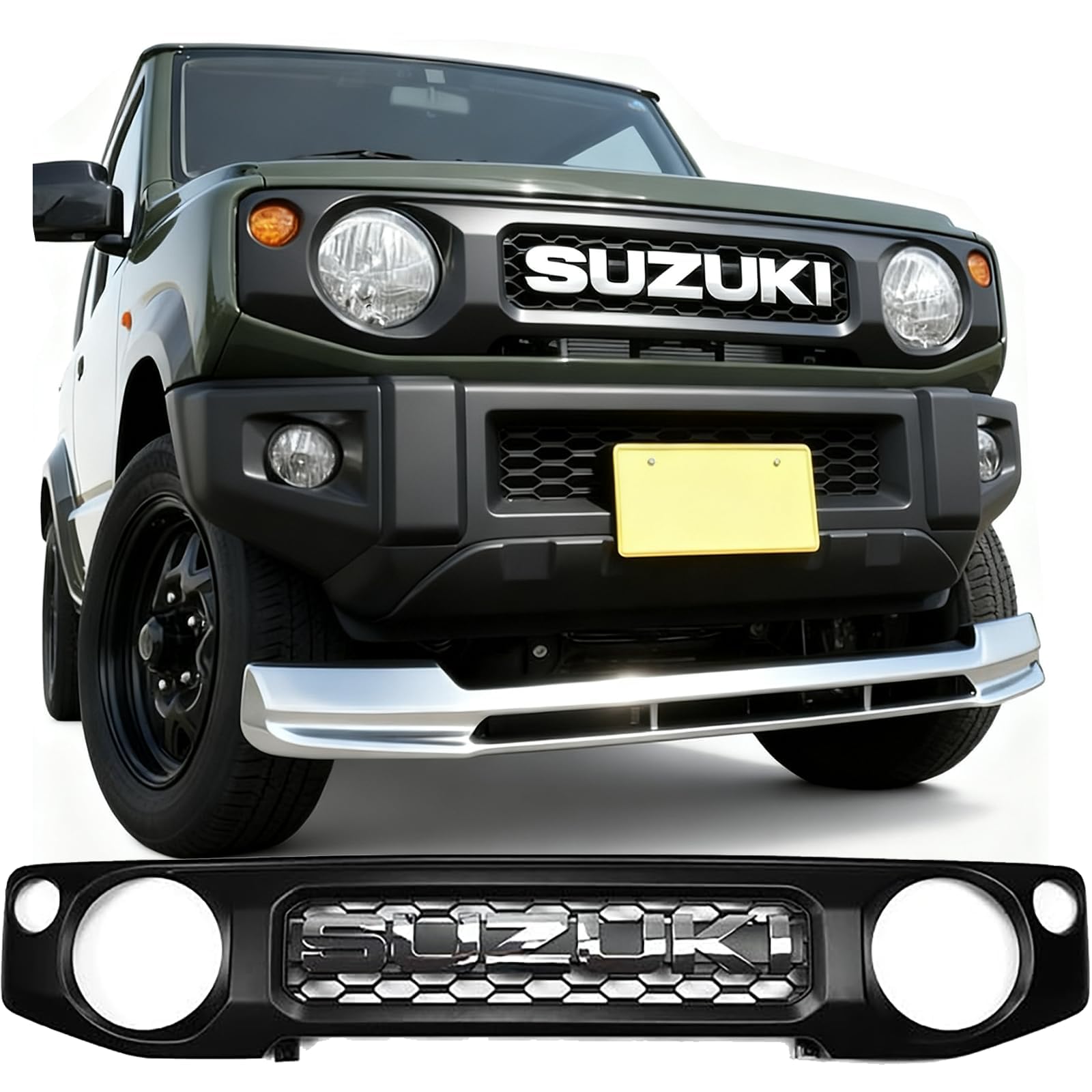 Amazon.co.jp: ジムニーフロントグリルJimny JB64 JB74 JC74 シエラ
